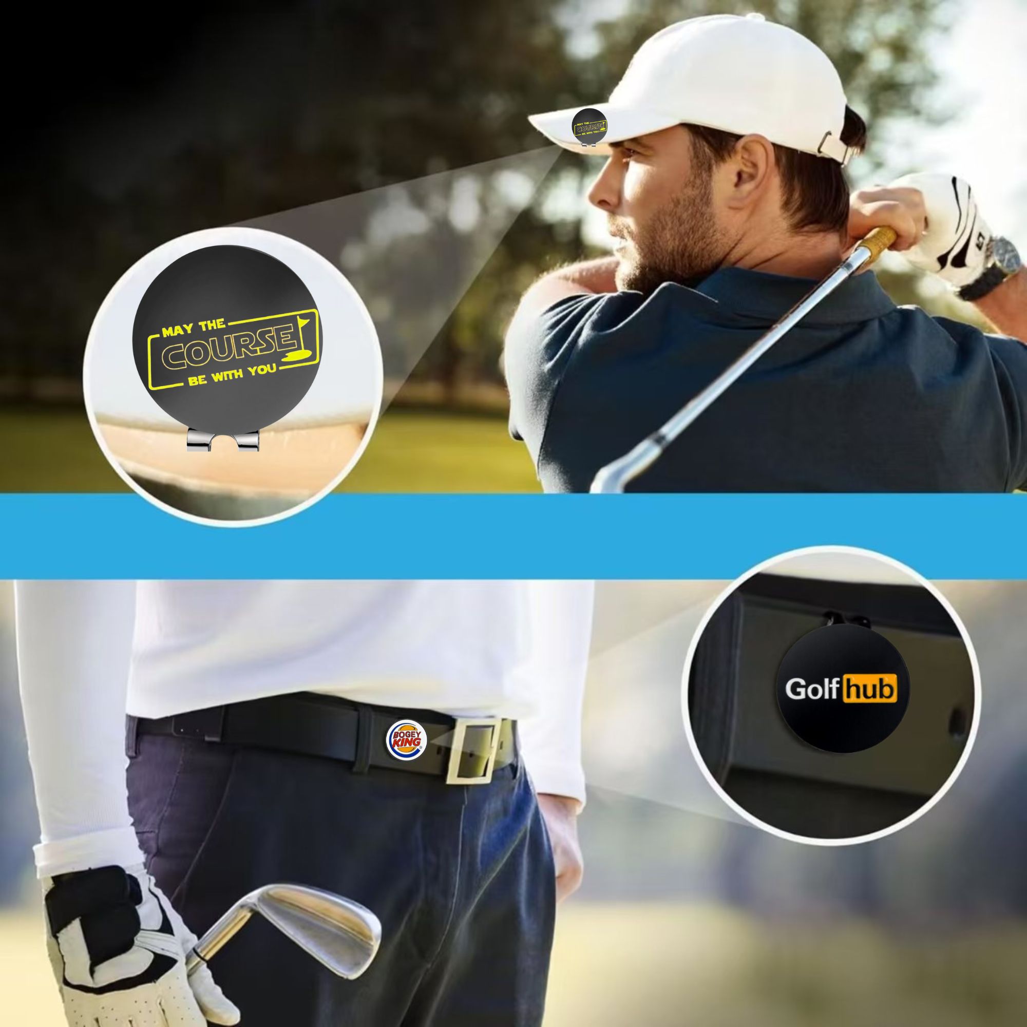 Набор из 3 забавных маркеров д – обзор и цена Golf Ball Premium